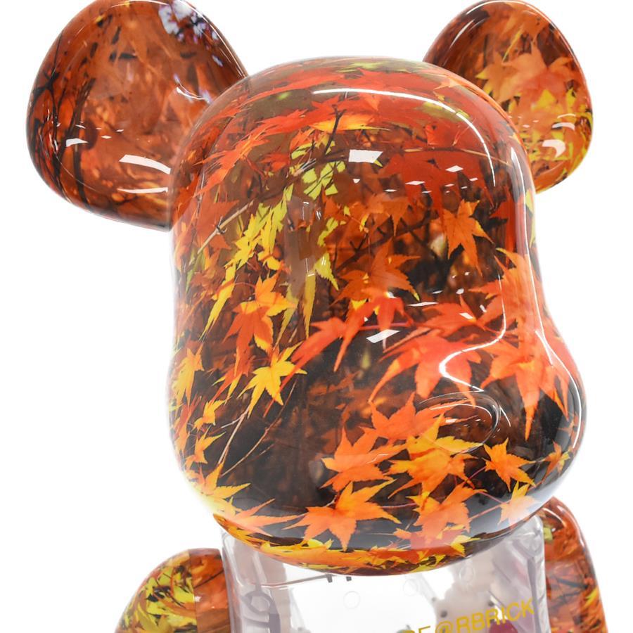 Medicom Toy MY FIRST BE @ RBRICK B @ BY × AUTUMN LEAVES Ver.1000% My First  Chiaki Bear Brick Figure 1000% Doll Brown / Red / Multi 1000% Multid