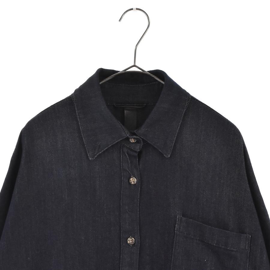 Chrome Hearts Indigo Denim Shirt