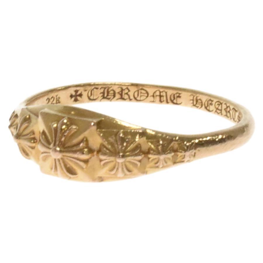 Buy CHROME HEARTS 22K TINY PYRAMID Tiny Pyramid Gold Ring Gold No