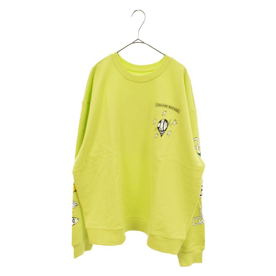 Chrome Hearts 22AW x MATTY BOY PPO CHAIN GAME Matty Boy Chain Game Crewneck  Sweatshirt Yellow XL Yellow