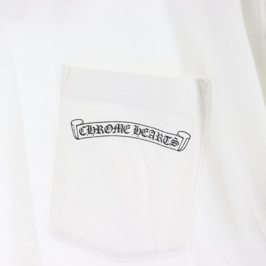 CHROME HEARTS クロムハーツ CH ARCH USA BACK PRINT S/S TEE CHアーチロゴ バックプリントロゴ 半袖Tシャツ カットソー ホワイト