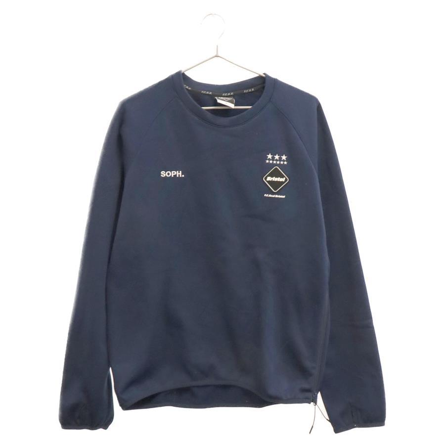 FCRB/FC Real Bristol 16AW SIDE ZIP CREW NECK TOP Side zip crew neck long  sleeve sweatshirt FCRB-167018 Navy M Navy