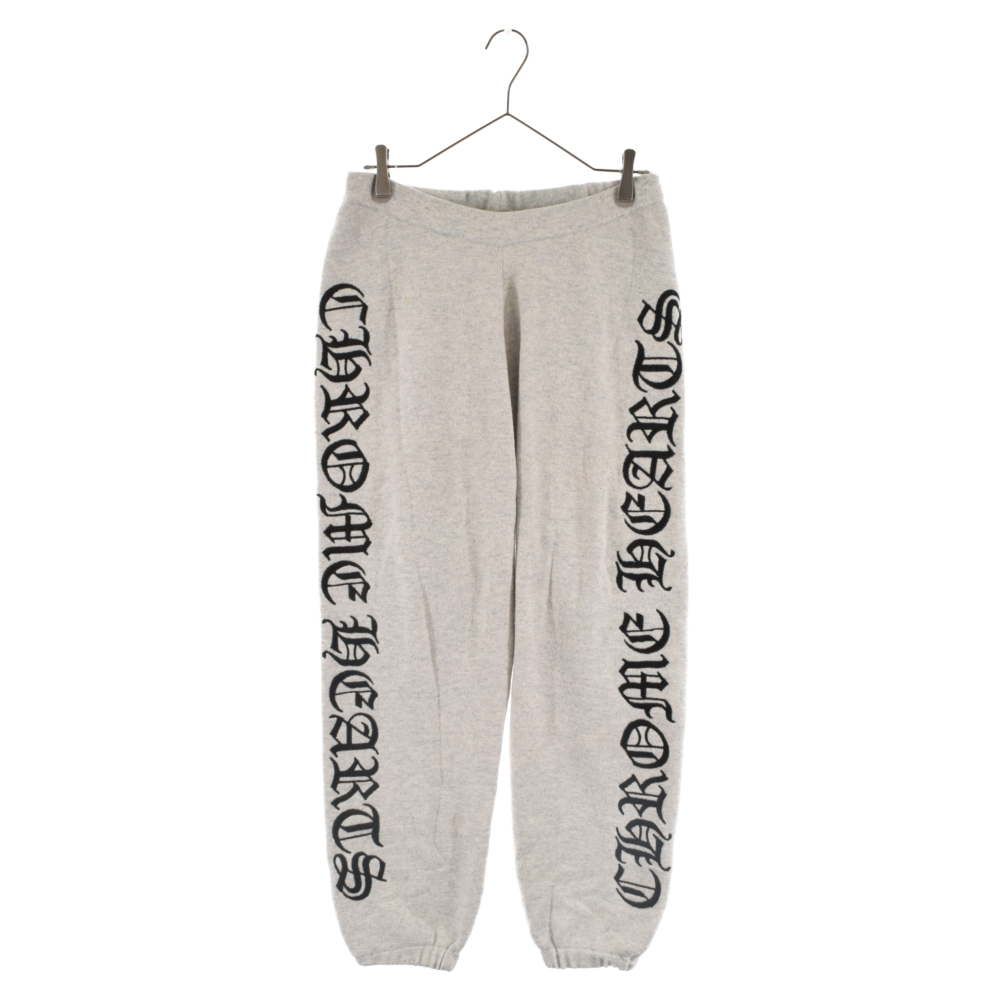Chrome Hearts Y NOT ARM LOGO EMBROIDERY CASHMERE SWEATPANT Wynot Logo  Embroidered Cashmere Sweatpants Knit Pants Logo Embroidered Gray M Gray
