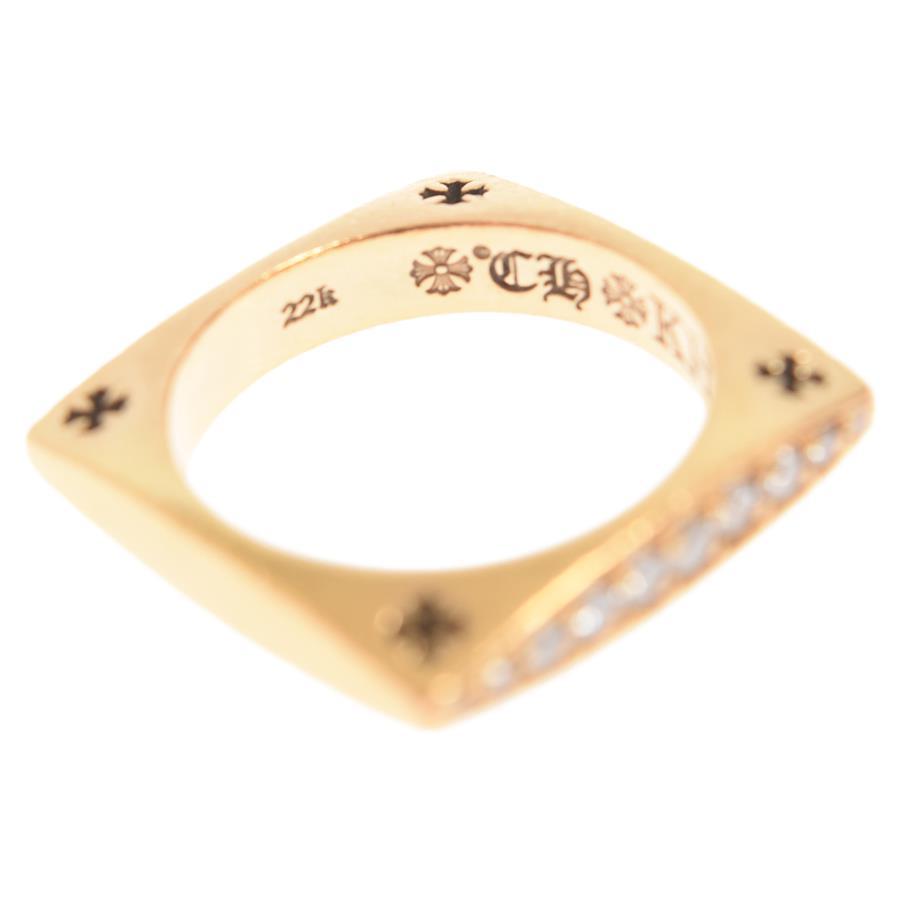 Buy CHROME HEARTS 22K CH KH SQUARE CIRCLE P D Square Circle PAVE ...