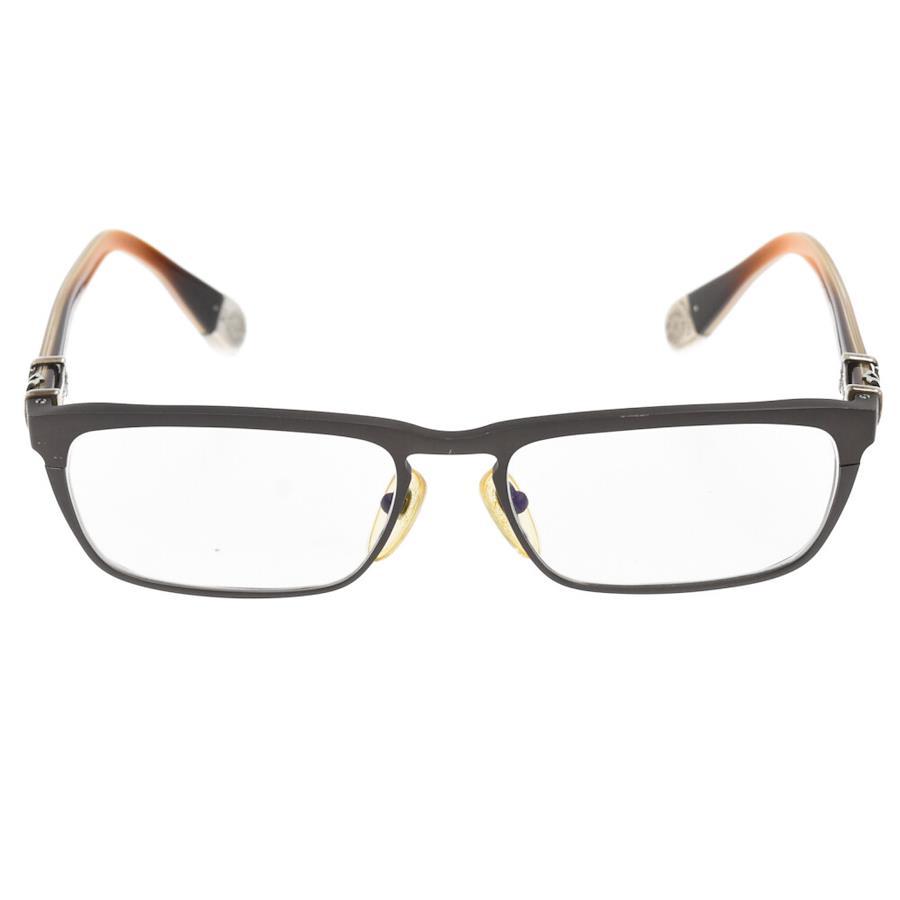 Chrome Hearts 56□17-147 MEAT WALLET Prescription Glasses Eyewear Brown  56□17-147 Brown