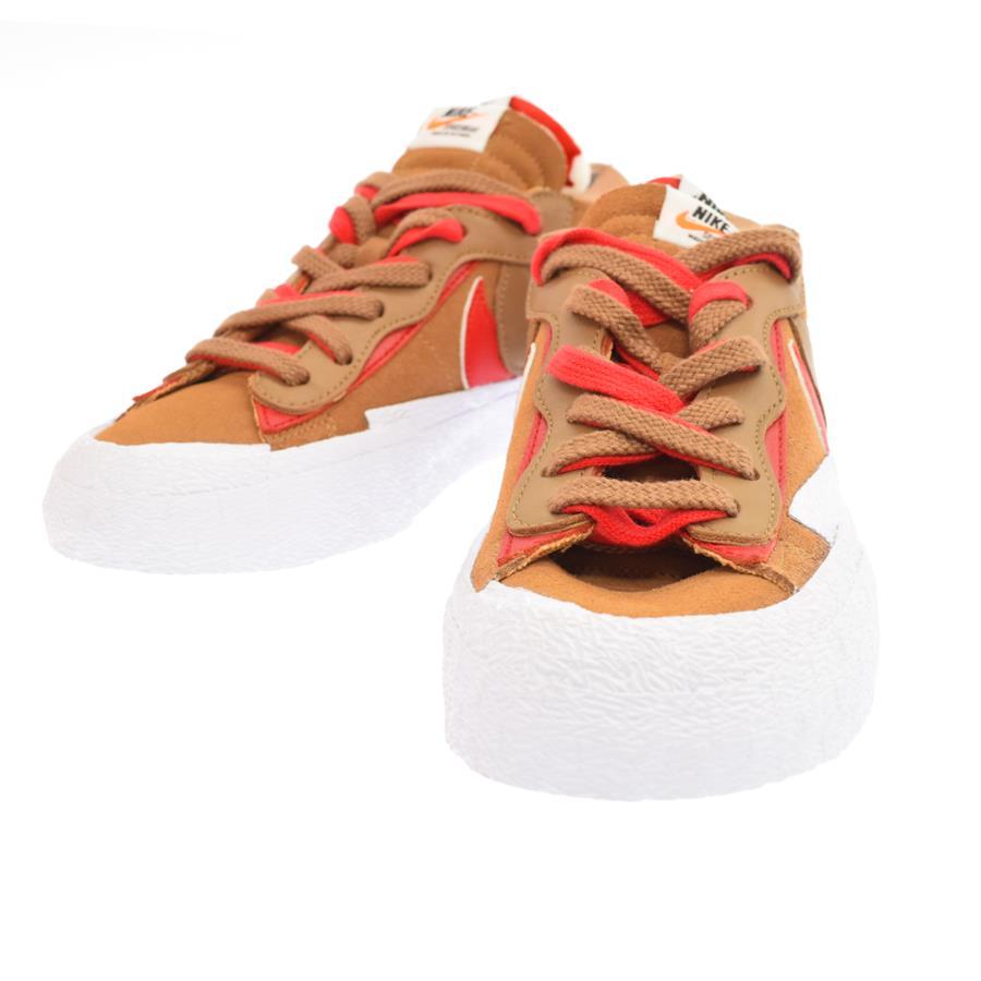 sacai blazer low british tan on feet
