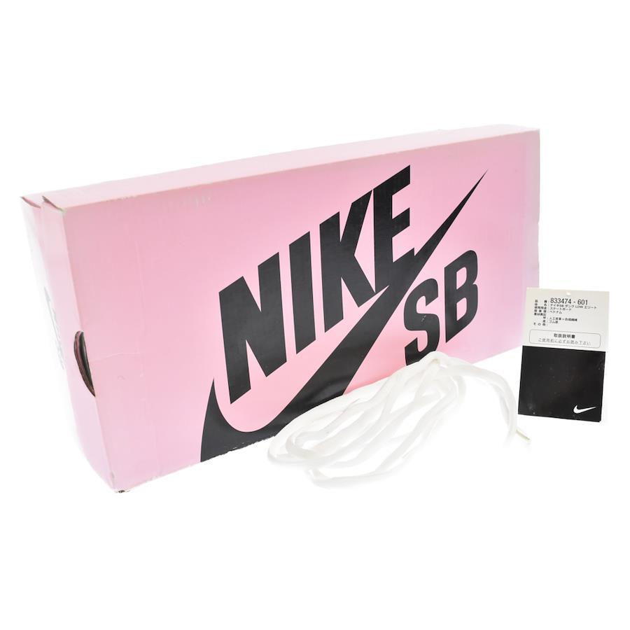 ナイキ SB DUNK LOW ELITE SB 833474-601 PINK BOX ダンク ピンクボックス ローカットスニーカー 26.0cm  ピンク