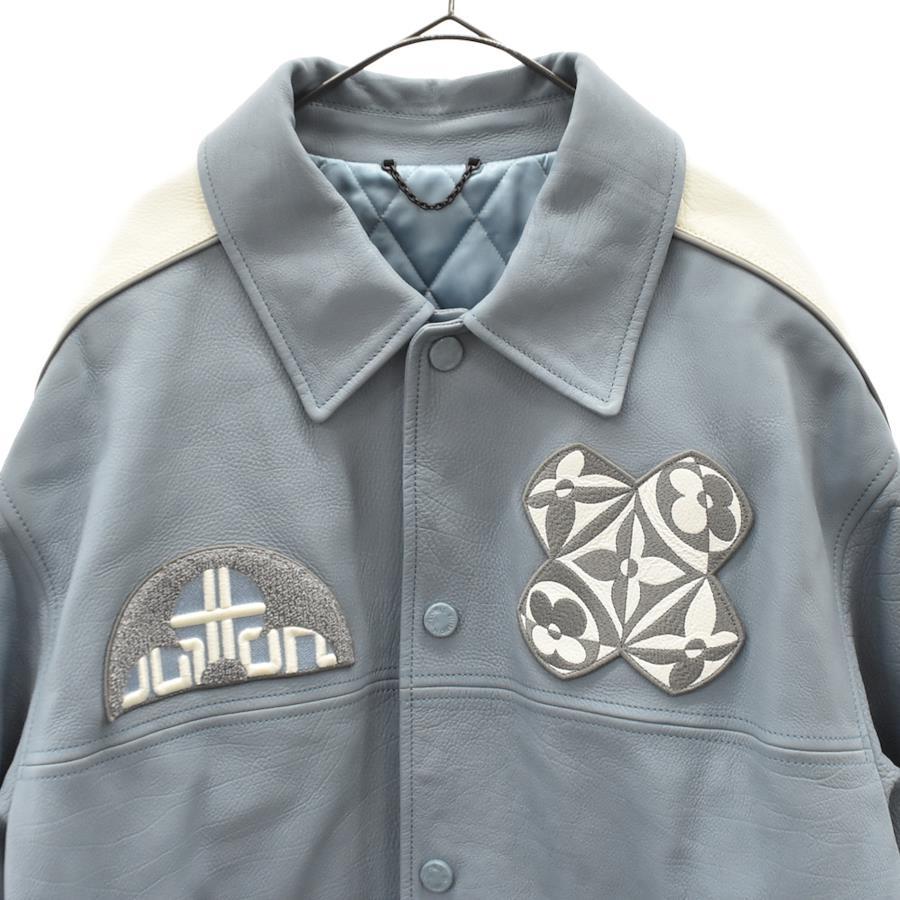 Buy Louis Vuitton 23SS 1AB98I Long Leather Coach Jacket Light Blue Monogram  Flower Motif RM231 RDT HOL79E 48 Light Blue from Japan - Buy authentic Plus  exclusive items from Japan