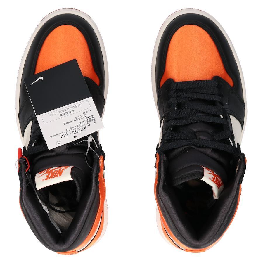 Nike WMNS AIR JORDAN 1 RE HI OG SL SATIN SHATTERED BACKBOARD Women's Air  Jordan 1 Retro High Cut Sneaker Satin US6/23cm AV3725-010 23.0cm Orange