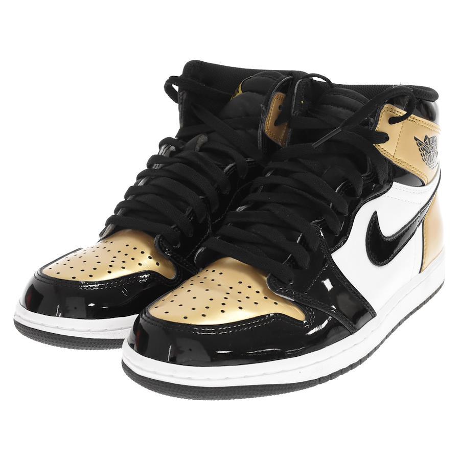 Buy Nike Air Jordan 1 Retro High Gold Toe High Cut Sneakers US8