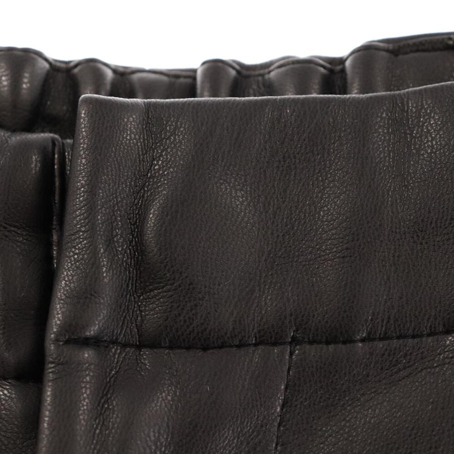大勧め [stein19aw] FAKE Trousers Faux Fake LEATHER Black TROUSERS ST.102 メンズ