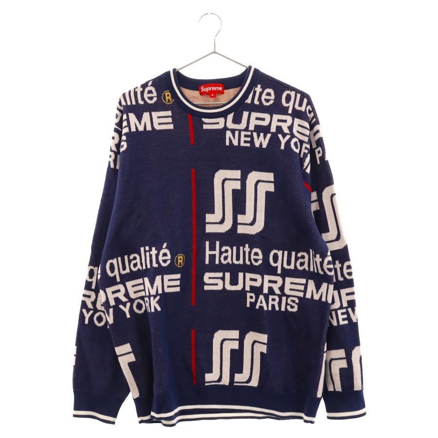 Buy Supreme 20SS Qualite Sweater All-over Pattern Crew Neck Knit ...