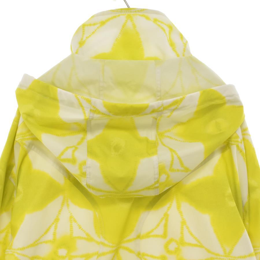 LOUIS VUITTON Monogram Shibori Windbreaker Yellow Green. Size 54