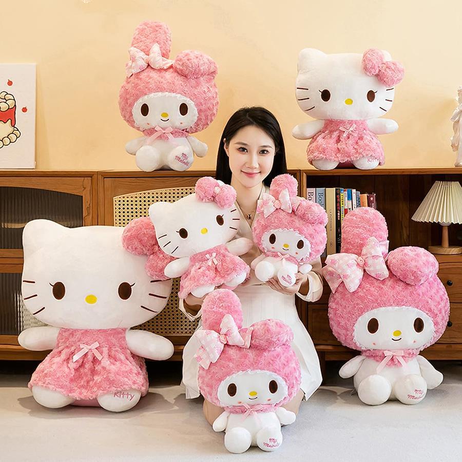 キティちゃん ぬいぐるみ キーホルダー リンゴになったキティ