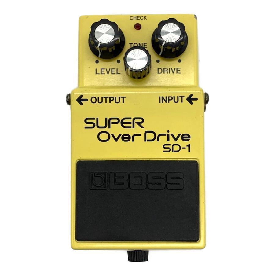 BOSS Guitar Effector SUPER Over Drive SD-1 with JRC4558DD 510B Type ACA  Adapter Compatible Product Made in Japan