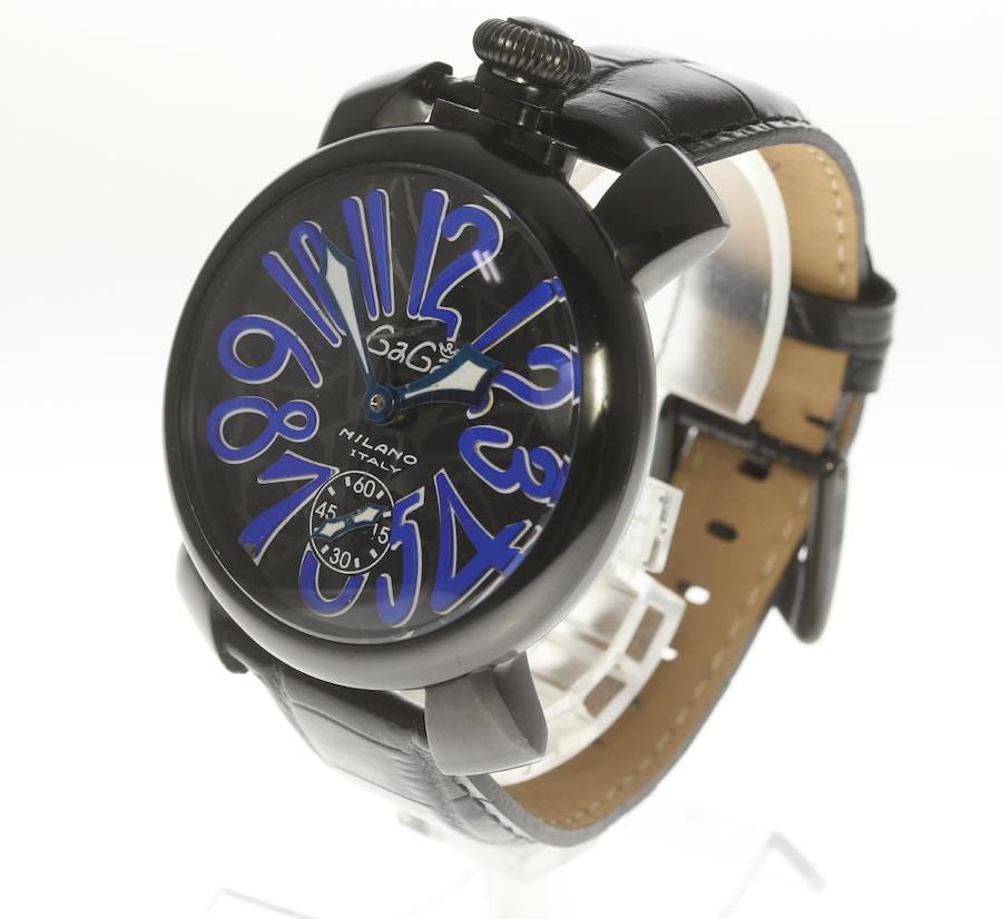 GaGa MILANO ガガミラノ マヌアーレ 48 手巻き 腕時計 モザイク - 腕時計(アナログ)