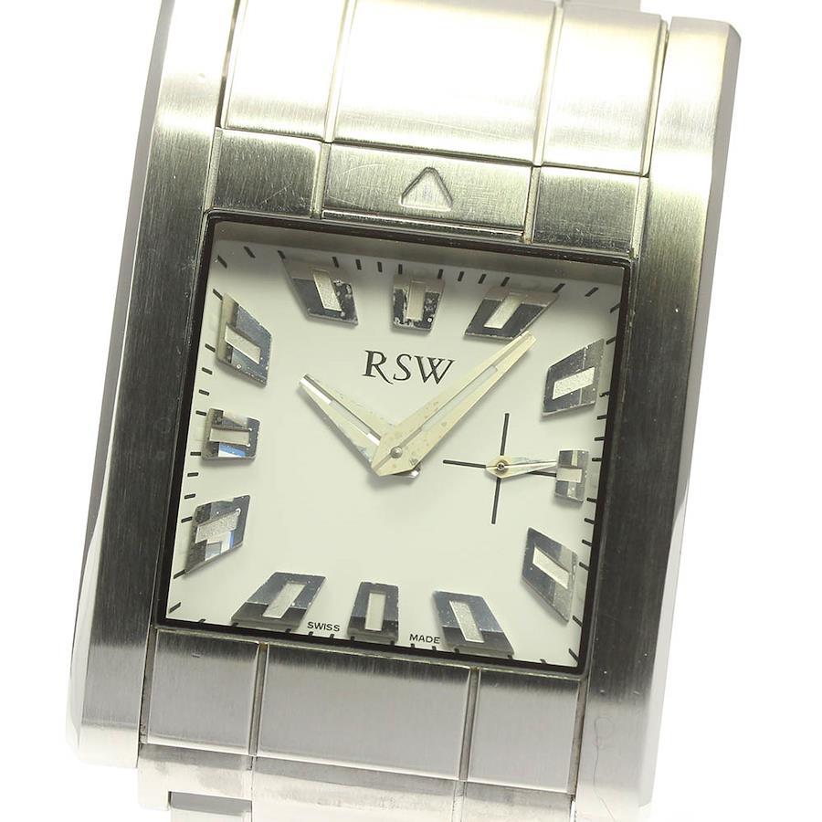 老舗質屋箱付き Rama Swiss Watch RSW シェル文字盤 デュアルタイム 時計