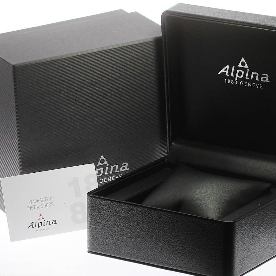アルピナ Alpina AL-247LGBRG4TV6 スタータイマー GMT デイト クォーツ メンズ 未使用品 箱・保証書付き_684212【ev10】
