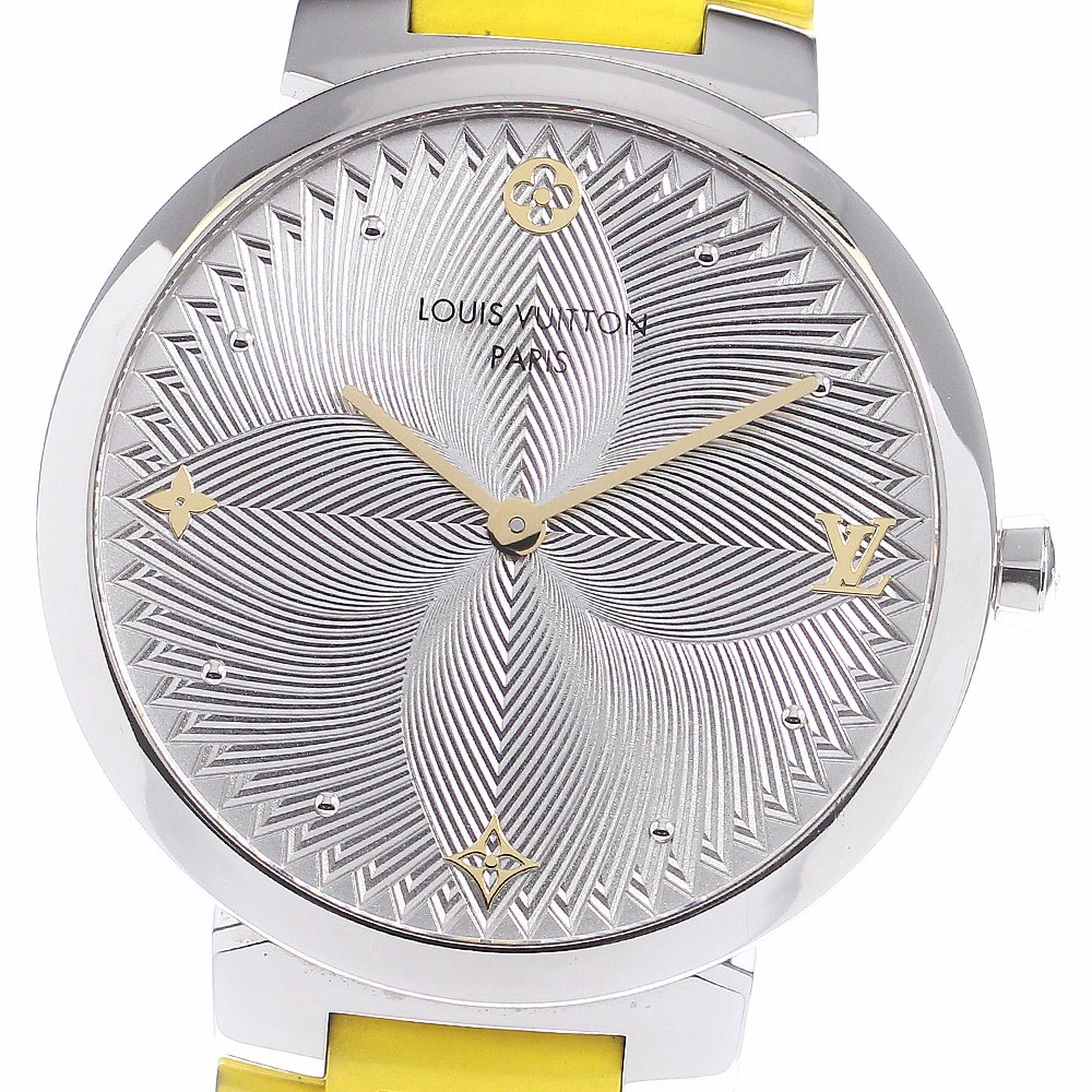 Louis Vuitton Tambour Slim Metallic Flower Timepiece