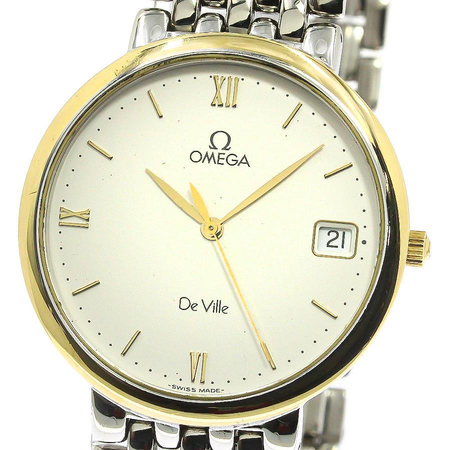 オメガ OMEGA デビル デイト クォーツ メンズ _791276商品の状態ガラス - 腕時計(アナログ)