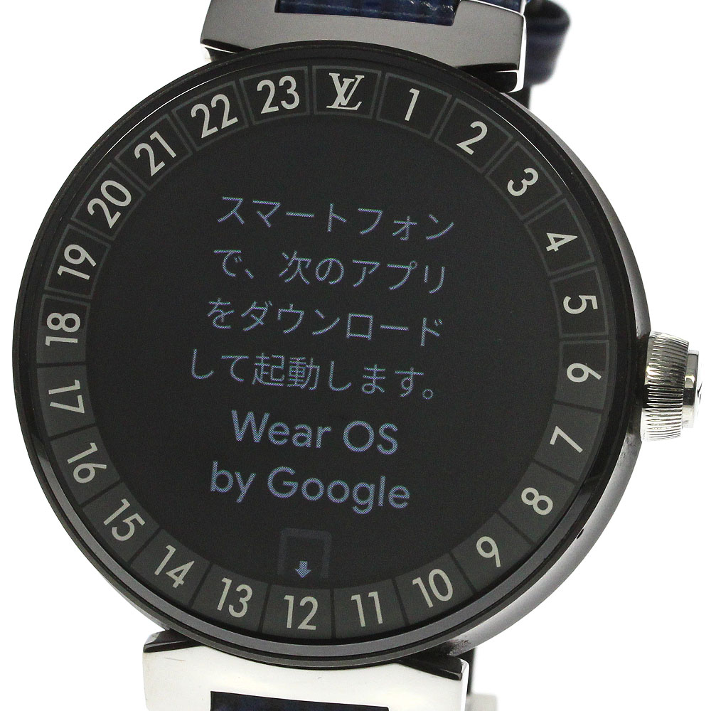 Louis Vuitton Tambour QA050Z Mens Watch W/ Box From Japan N0901