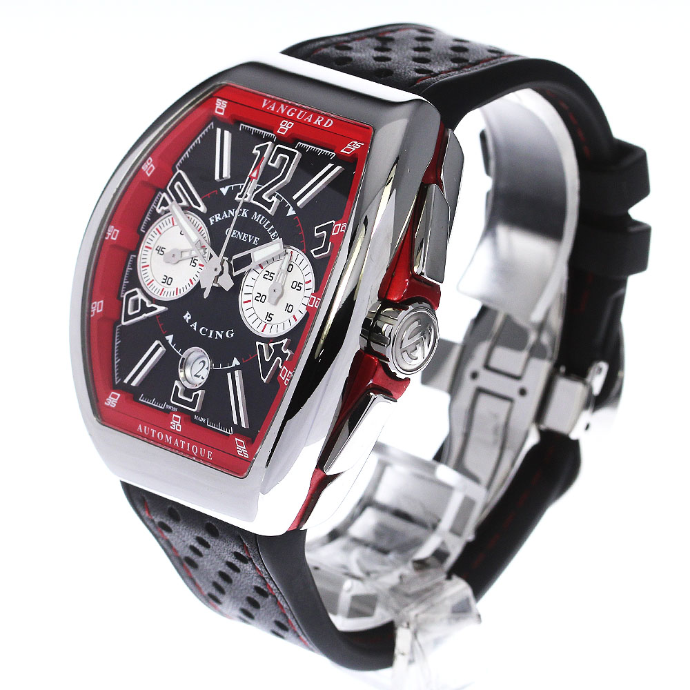 フランクミュラー FRANCK MULLER V45CCDTRCG ヴァンガード レーシング クロノブラフ 自動巻き メンズ 良品  箱・保証書付き_778220