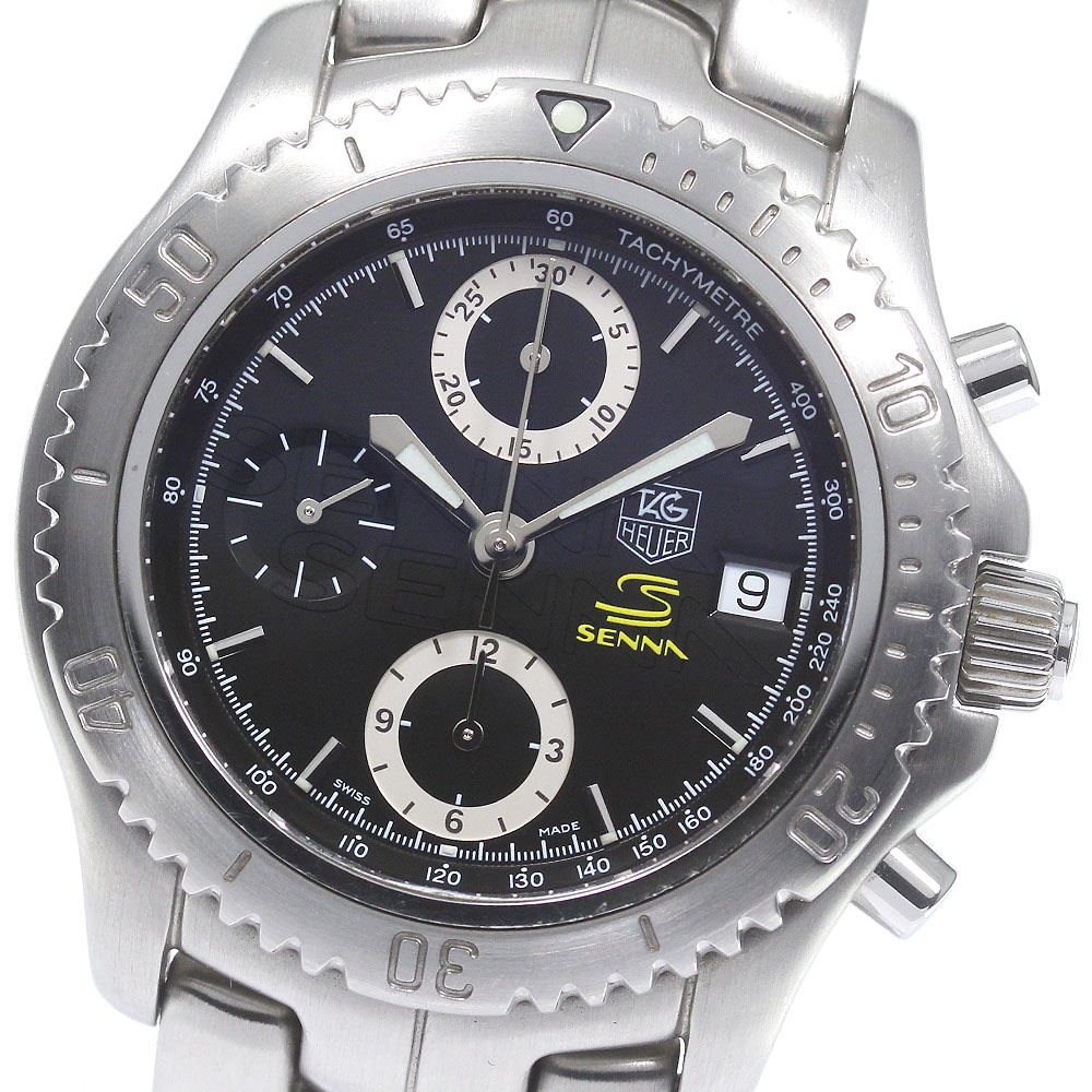 TAG HEUER CT5114 Link Ayrton Senna Chronograph Automatic Winding Men's  _781195