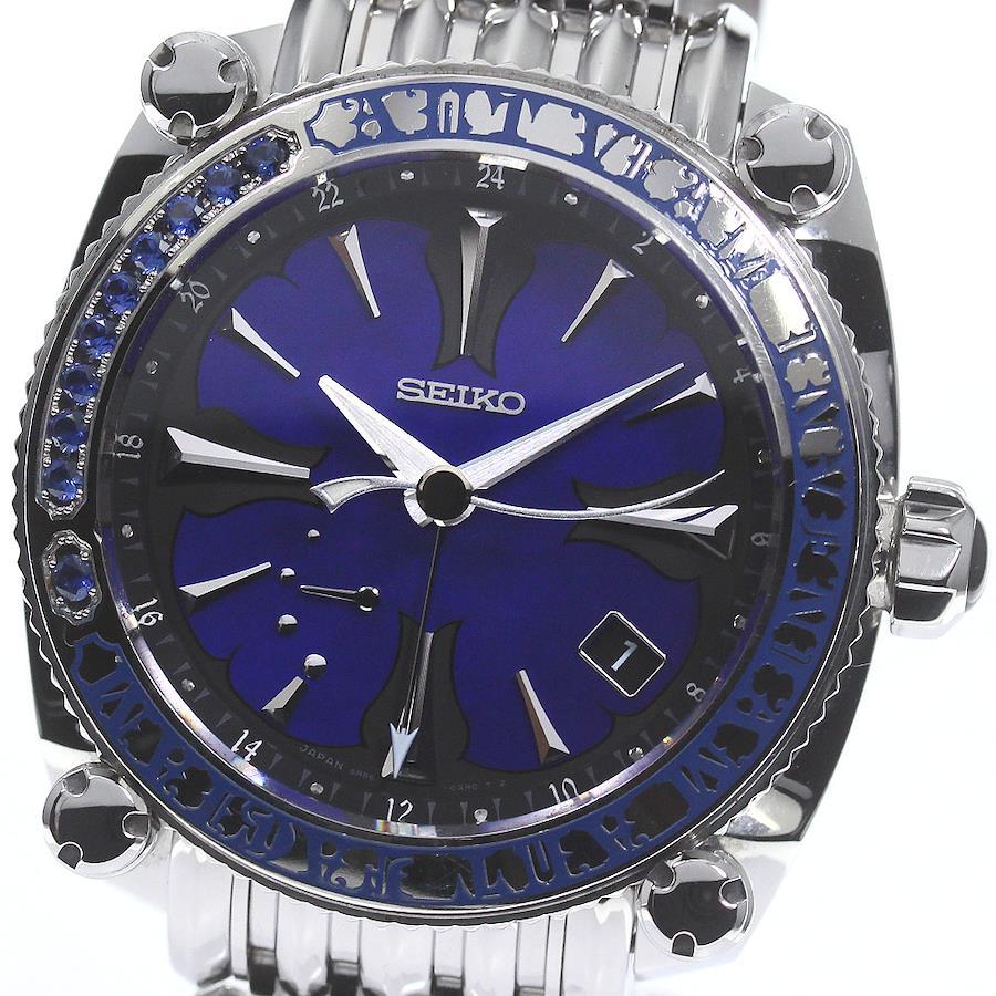 SEIKO SEIKO SBLA079/5R66-0BA0 Galante Blue Rose GMT Spring Drive Men's  _781398