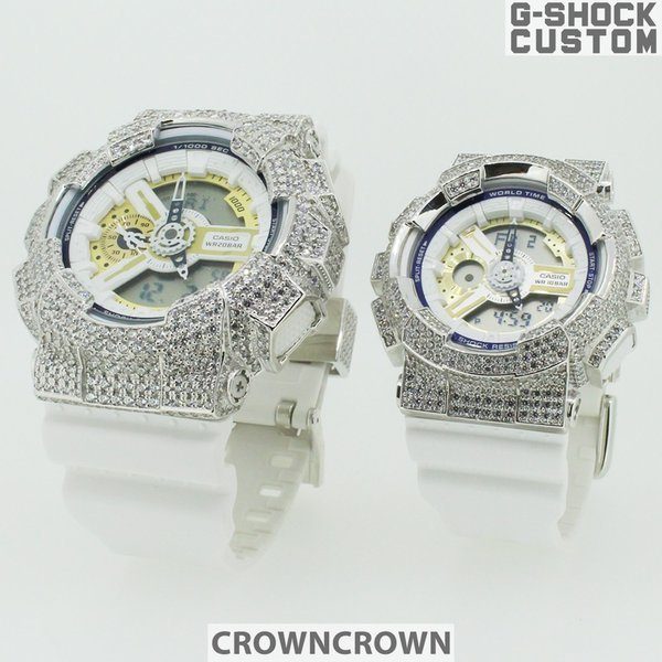 バレンタイン ホワイトデー プレゼント G Shock Custom ジーショック カスタム ベイビージー カップル ペアー Lov 16a 7ajr Crowncrown Couple 001 Zenplus