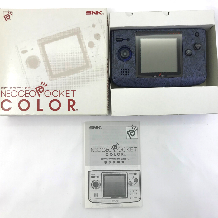 [Used] NEOGEO Pocket Color Stone Blue SNK MADE IN JAPAN Operat...