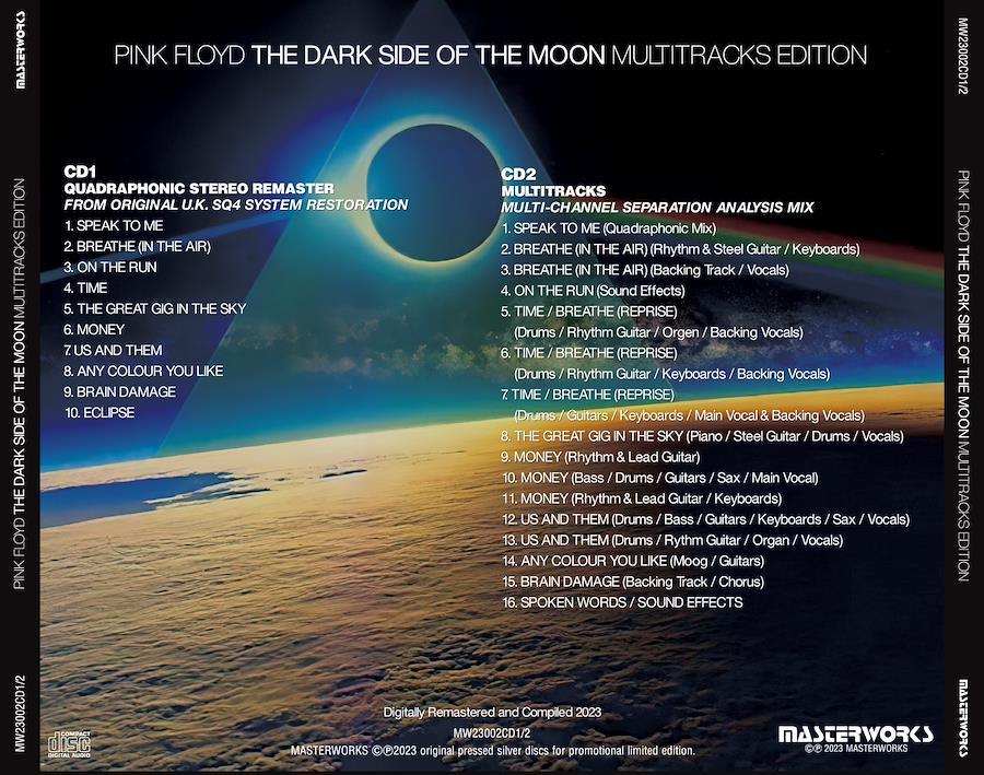 PINK FLOYD - THE DARK SIDE OF THE MOON: MULTITRACKS EDITION