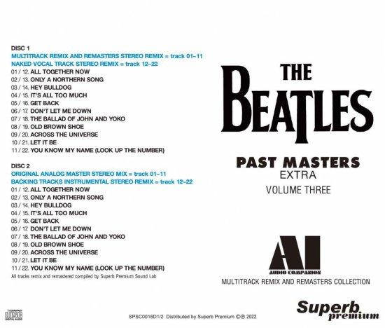 Buy THE BEATLES / PAST MASTERS EXTRA VOLUME THREE : AI - AUDIO COMPANION  (2CD) from Japan - Buy authentic Plus exclusive items from Japan | ZenPlus