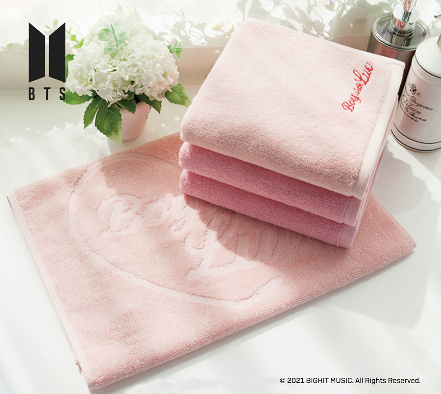 BTS Boy with Luv Towel 官方商品 - 網購日本原版商品，點對點直送香港 | ZenPlus