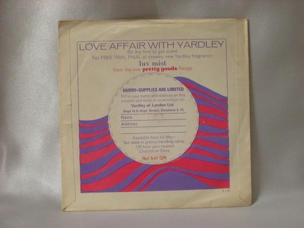 Buy 7inch☆LOVE AFFAIR☆Rainbow Valley/Someone Like Me UK CBS