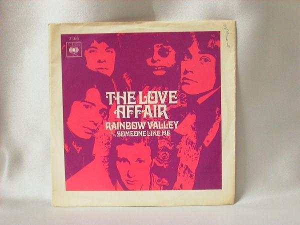 Buy 7inch☆LOVE AFFAIR☆Rainbow Valley/Someone Like Me UK CBS