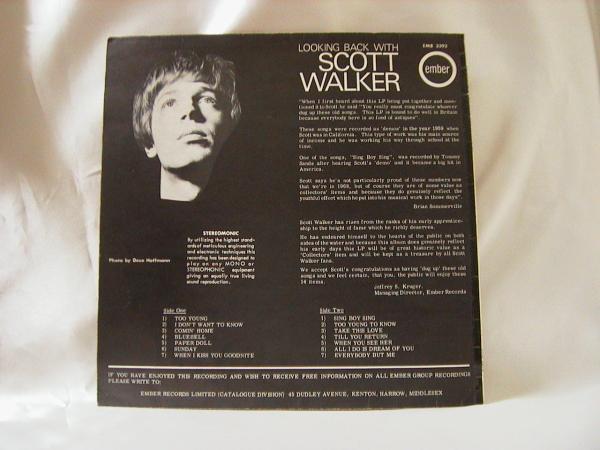 Scott WALKER★Looking Back With UK Ember Mono Original