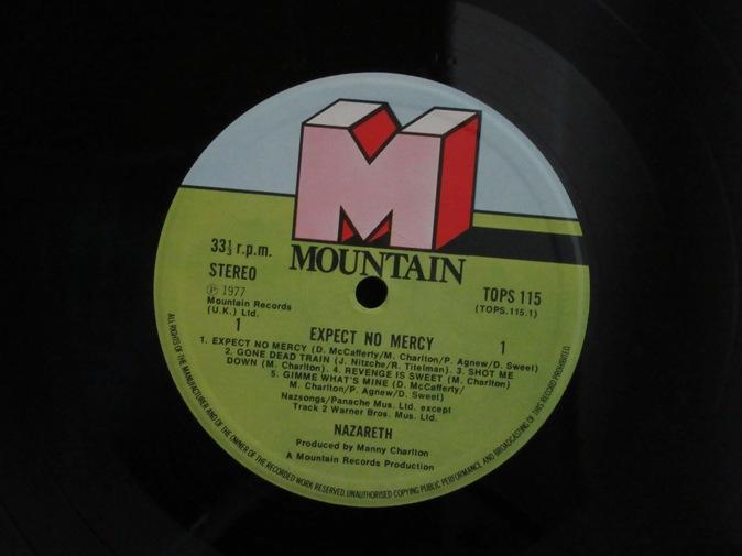 NAZARETH★Expect No Mercy UK Mountain Original