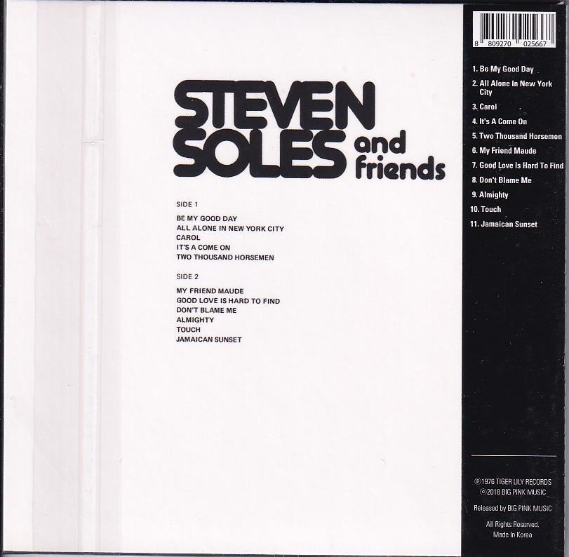 Buy [New CD] Steven Soles And Friends / S / T from Japan - Buy authentic  Plus exclusive items from Japan | ZenPlus