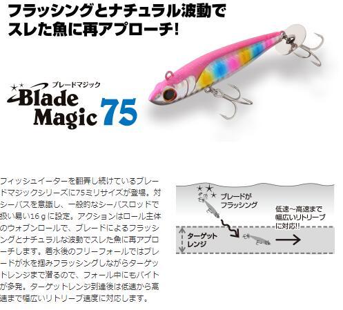 ブレードマジック 75 blade magic 75mm 16g Aqua Wave アクアウェーブ コーモラン プロダクト ルアー ワーム ミノー  ライトゲーム 釣り 釣り具 - 日本の商品を世界中にお届け | ZenPlus