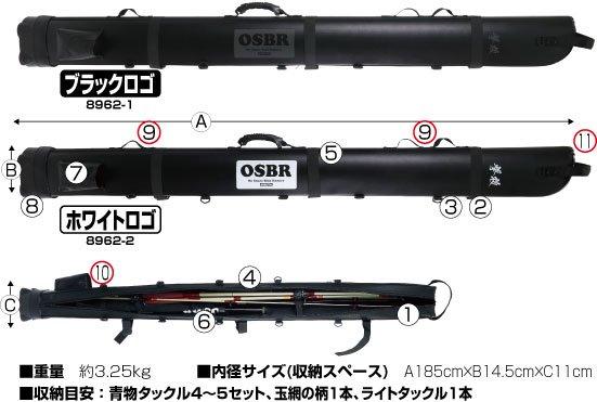 オーナー 撃投ロッドプロテクター２ | アッシュブラック - 日本の商品