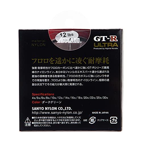 サンヨーナイロン ナイロンライン アプロード GT-R ウルトラ 100m 2.5号 10lb ダークグリーン 日本の商品を世界中にお届け  ZenPlus