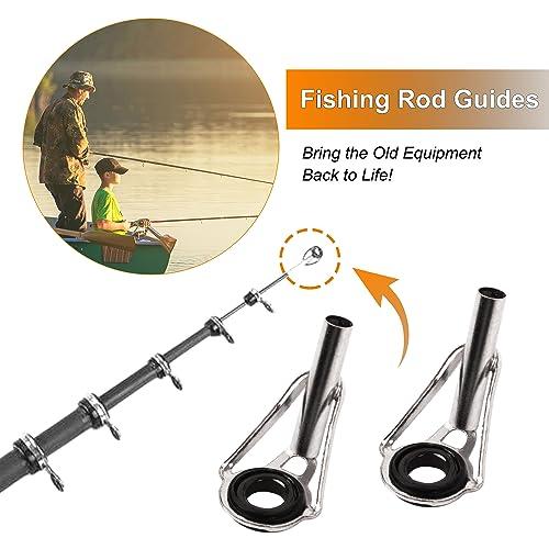 Buy uxcell Fishing Rod Guide Tip Fishing Rod Guide Tip Fishing Accessories  Repair Kit 5 x 3mm Diameter Silver Tone from Japan - Buy authentic Plus  exclusive items from Japan