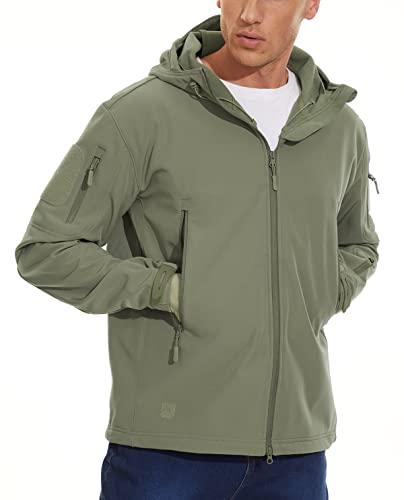 TACVASEN Men's Winter Jacket with Hood Water Repellent