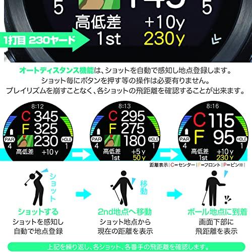 Buy Asahi Golf EAGLE VISION watch ACE EV-933 BK Black from Japan 