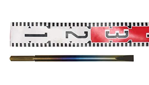 64チタンピトン 竿掛け 陽極酸化 長さ30㎝ φ16mm ローレット部分13.5mm 