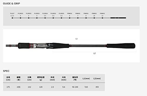 アルファタックル(Alpha Tackle) ロッド 船竿 アルファソニック タチウオ 175H 51196