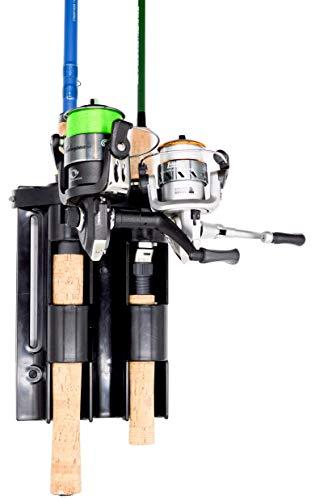 InMotion Inc. Bike Fisherman - Bicycle Fishing Rod Holder - Secures 2 Rods  - Securely holds your fishing rods safely on your bike - Easy to secure rod