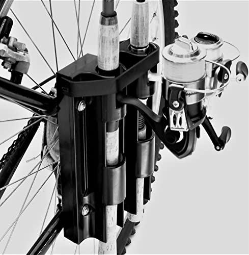 Buy InMotion Inc. Bike Fisherman - Bicycle Fishing Rod Holder - Secures 2  Rods - Securely holds your fishing rods safely on your bike - Easy to  secure rod carrier for bicycle