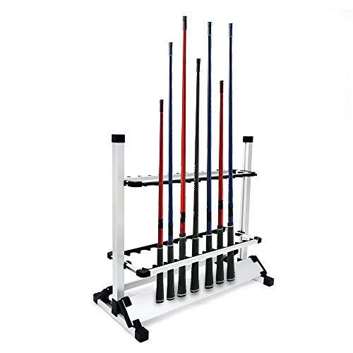 Buy AKOZLIN Rod Stand for 24 Aluminum Fishing Rod Stand Fishing