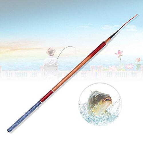 Buy VGEBY Mountain stream fishing rod, 5.3 short section fishing rod, hand  pole, mountain stream rod, universal rod, telescopic fishing rod, carbide,  lightweight, convenient to carry, river, lake, fish rod, mountain stream